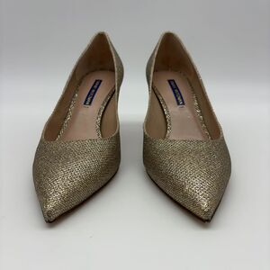 Stuart Weitzman Stuart Weitzman Leigh 70 Platinum Noir Pumps